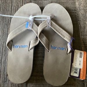 Brand new with tags Hari Mari suede flip flops